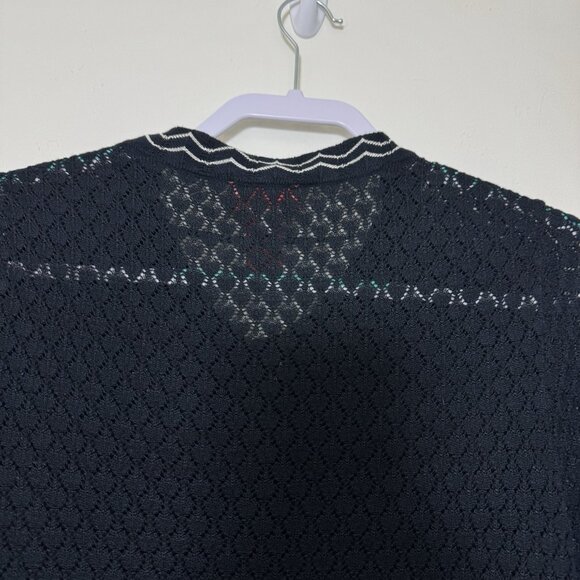 Missoni For Target Women’s Cardigan Sweater Size M Contrast Stitch Button Down - Picture 5 of 6